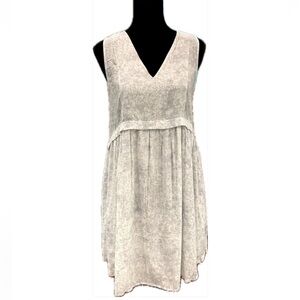 NWT Maijic grey & white sleeveless dress. (JJ122)